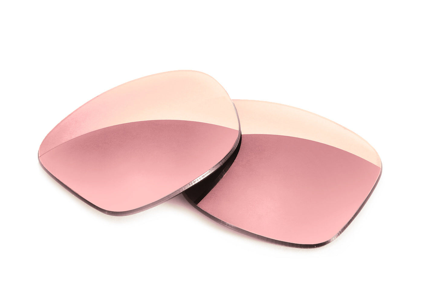 Custom Rose Gold Mirror  Prescription Lens